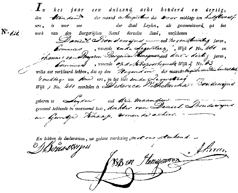 18300810 ovl akte 621 Diderica W dv D Boudewijns - G Knaap